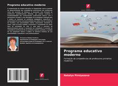 Programa educativo moderno kitap kapağı