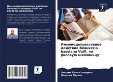 Bookcover of Иммунодепрессивное действие Beauveria bassiana Vuill. на рисовую шиповницу