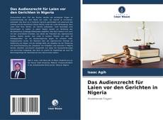 Bookcover of Das Audienzrecht für Laien vor den Gerichten in Nigeria