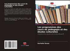 Capa do livro de Les programmes des cours de pédagogie et des études culturelles 