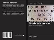 Más allá de lo analógico kitap kapağı