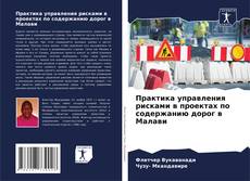 Buchcover von Практика управления рисками в проектах по содержанию дорог в Малави