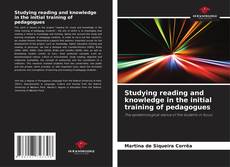 Обложка Studying reading and knowledge in the initial training of pedagogues