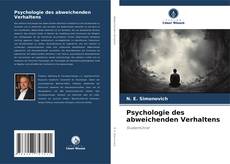 Bookcover of Psychologie des abweichenden Verhaltens