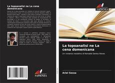 La topoanalisi ne La cena domenicana kitap kapağı