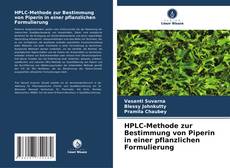 Couverture de HPLC-Methode zur Bestimmung von Piperin in einer pflanzlichen Formulierung