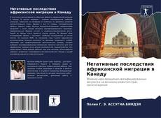 Capa do livro de Негативные последствия африканской миграции в Канаду 