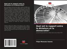 Buchcover von Quel est le rapport entre la dictature et la démocratie?