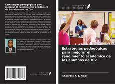 Copertina di Estrategias pedagógicas para mejorar el rendimiento académico de los alumnos de Div