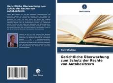 Обложка Gerichtliche Überwachung zum Schutz der Rechte von Autobesitzern