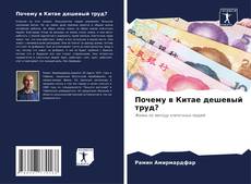 Portada del libro de Почему в Китае дешевый труд?