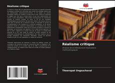 Réalisme critique kitap kapağı