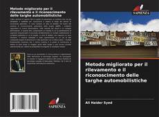 Bookcover of Metodo migliorato per il rilevamento e il riconoscimento delle targhe automobilistiche