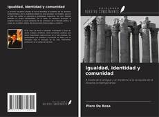 Portada del libro de Igualdad, identidad y comunidad