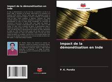 Capa do livro de Impact de la démonétisation en Inde 