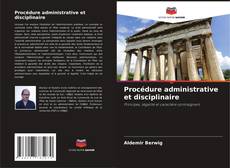 Procédure administrative et disciplinaire kitap kapağı