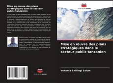 Capa do livro de Mise en œuvre des plans stratégiques dans le secteur public tanzanien 