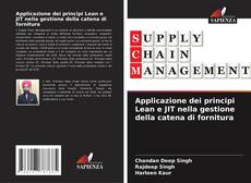 Buchcover von Applicazione dei principi Lean e JIT nella gestione della catena di fornitura