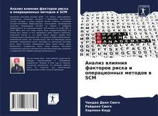 Capa do livro de Анализ влияния факторов риска и операционных методов в SCM 