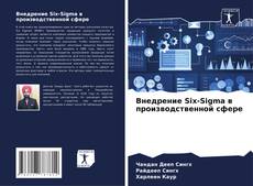 Capa do livro de Внедрение Six-Sigma в производственной сфере 