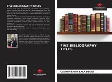 Couverture de FIVE BIBLIOGRAPHY TITLES