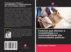 Portada del libro de Factores que afectam a rentabilidade e a sustentabilidade das universidades públicas