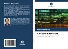 Couverture de Einfache Recherche