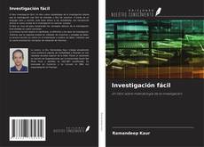 Capa do livro de Investigación fácil 