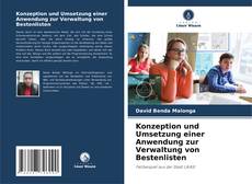 Couverture de Konzeption und Umsetzung einer Anwendung zur Verwaltung von Bestenlisten