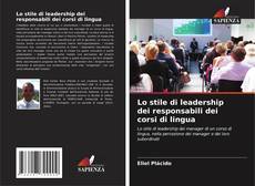 Borítókép a  Lo stile di leadership dei responsabili dei corsi di lingua - hoz