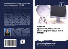 Capa do livro de Анализ производительности схем широковещания в МАНЕТ 