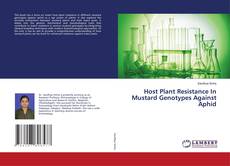 Portada del libro de Host Plant Resistance In Mustard Genotypes Against Aphid