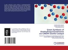 Capa do livro de Green Synthesis of Octahydroquinazolinones via CAN/HY-Zeolite Catalyst 