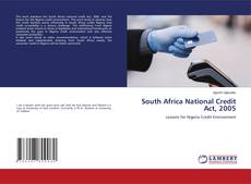 Borítókép a  South Africa National Credit Act, 2005 - hoz