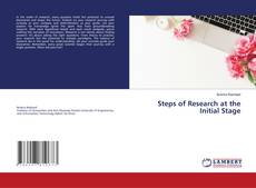Couverture de Steps of Research at the Initial Stage