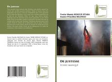 Capa do livro de De justesse 