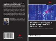 Investment strategies in times of negative real interest rates kitap kapağı