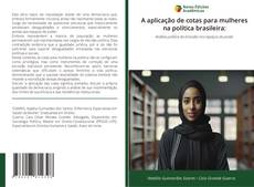 Capa do livro de A aplicação de cotas para mulheres na política brasileira: 