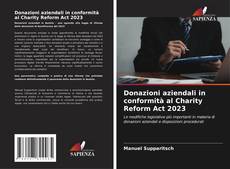 Copertina di Donazioni aziendali in conformità al Charity Reform Act 2023