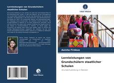 Capa do livro de Lernleistungen von Grundschülern staatlicher Schulen 
