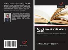 Capa do livro de Autor i proces wydawniczy książki 