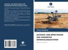 Capa do livro de AUSWAHL UND BERECHNUNG DER PARAMETER ENTWICKLUNGSSYSTEM 