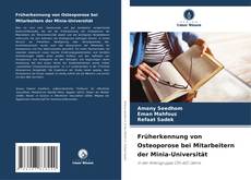 Buchcover von Früherkennung von Osteoporose bei Mitarbeitern der Minia-Universität