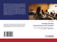 Capa do livro de Teaching Listening Comprehension to EFL Students 