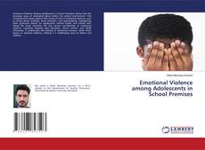 Capa do livro de Emotional Violence among Adolescents in School Premises 