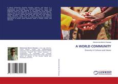 Capa do livro de A WORLD COMMUNITY 