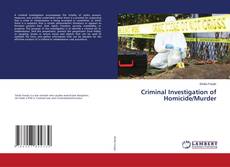 Capa do livro de Criminal Investigation of Homicide/Murder 