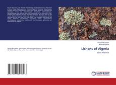 Capa do livro de Lichens of Algeria 