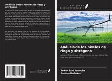 Capa do livro de Análisis de los niveles de riego y nitrógeno 