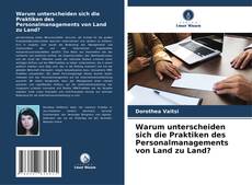 Capa do livro de Warum unterscheiden sich die Praktiken des Personalmanagements von Land zu Land? 